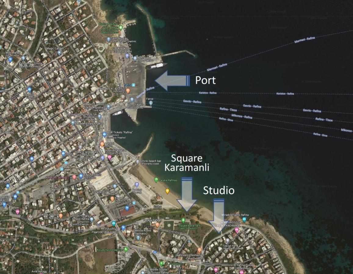 Seaside Studio Meltemi Rafína Zewnętrze zdjęcie
